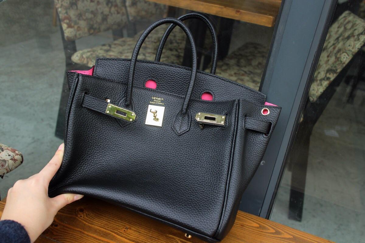 Hermes Birkin Togo Calfskin Handbag 30cm and 35cm Black