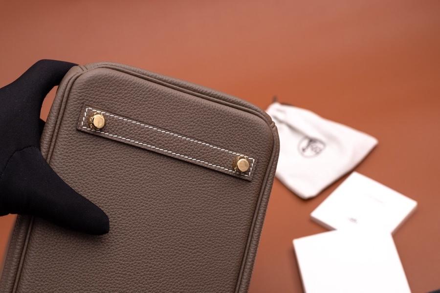 Original Copy Hermes Birkin 35cm Handbag Light Coffee