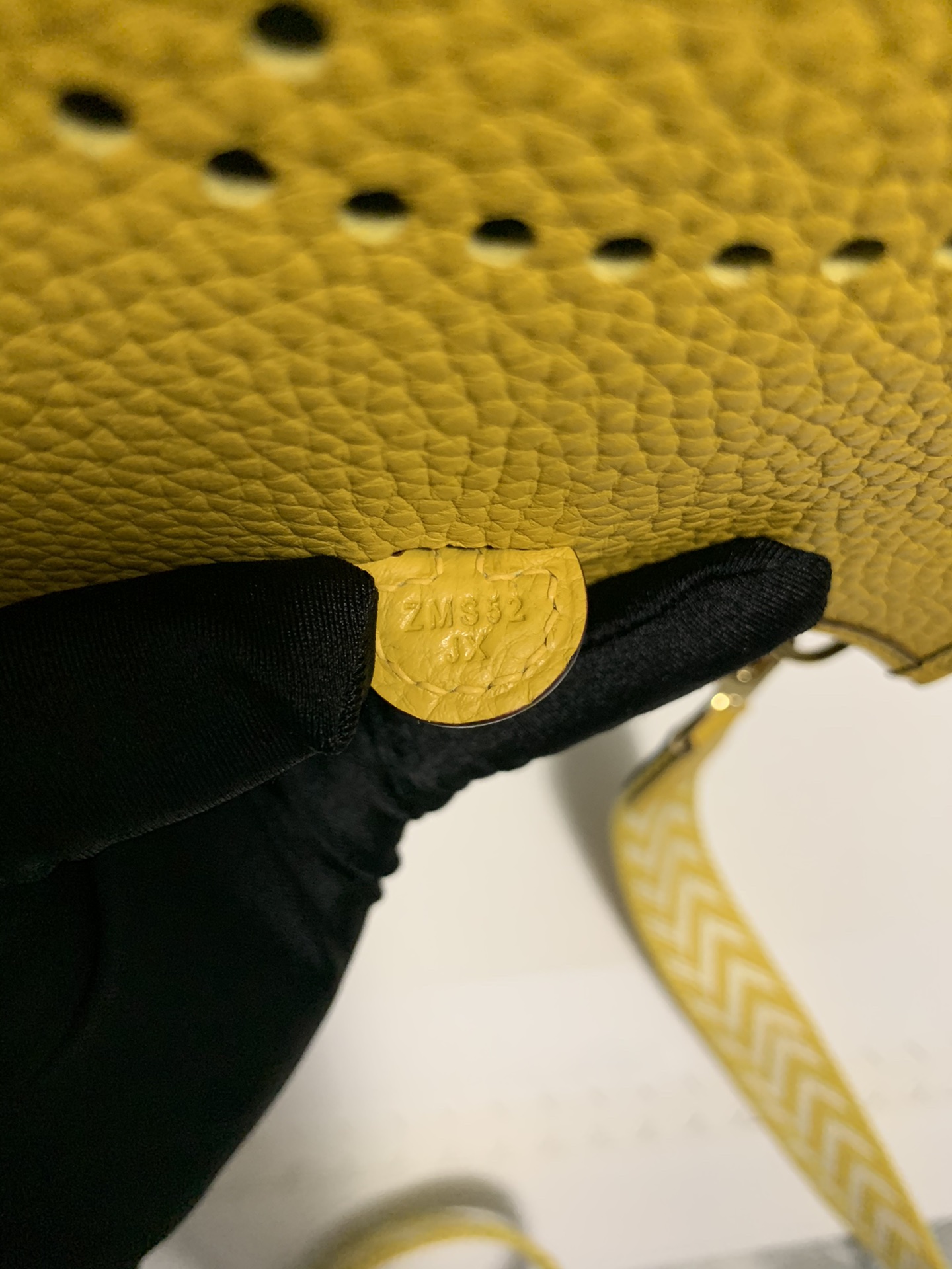 Replica Hermes Evelyne Mini Bag 17cm Original Togo Leather Yellow-1