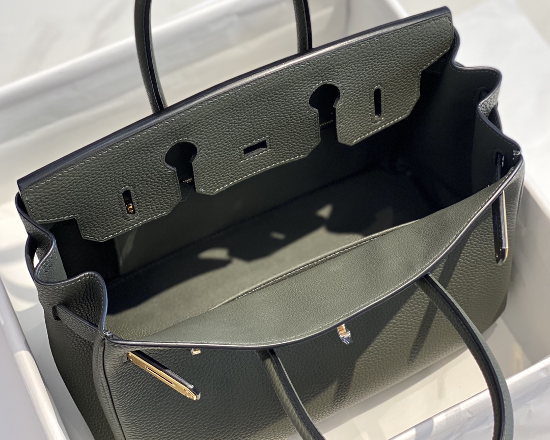 Hermes Birkin 30CM 35CM Togo Leather Fruit Green With Gold