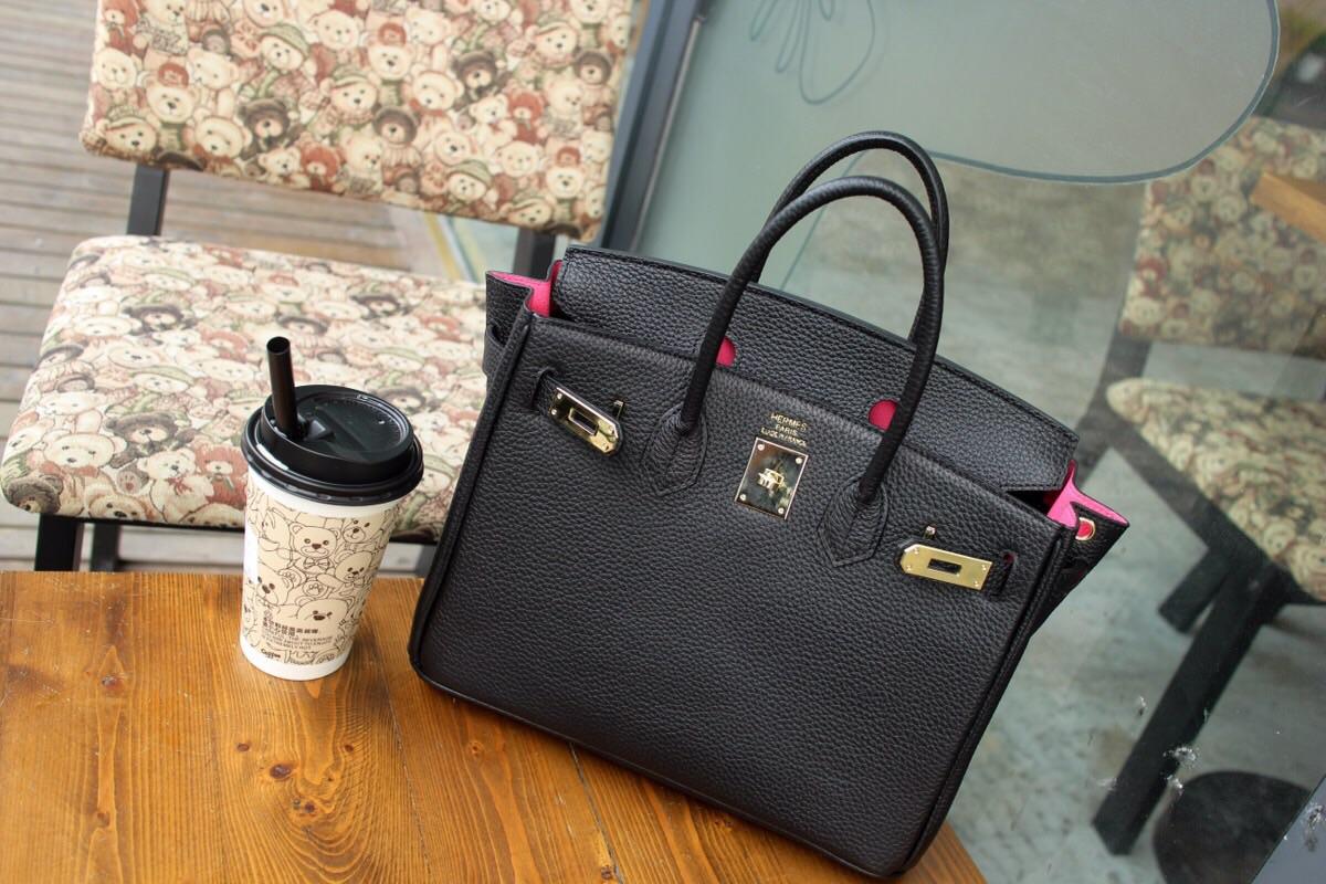 Hermes Birkin Togo Calfskin Handbag 30cm and 35cm Black