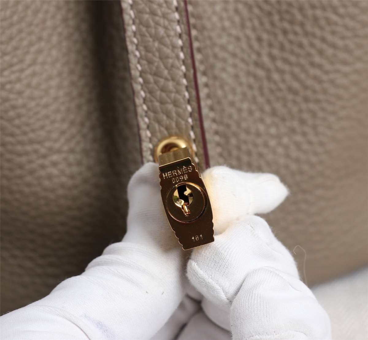 Replica Hermes Picotin Lock Bag 18cm and 22cm Elephant Grey with Gold Hardware