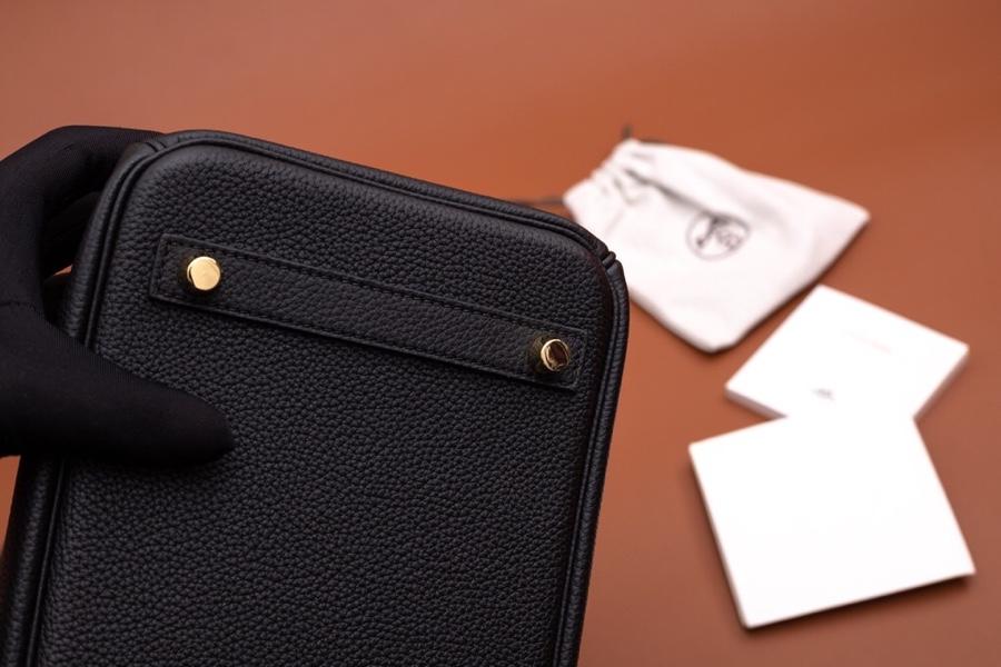 Original Copy Hermes Birkin 35cm Handbag Black with Gold