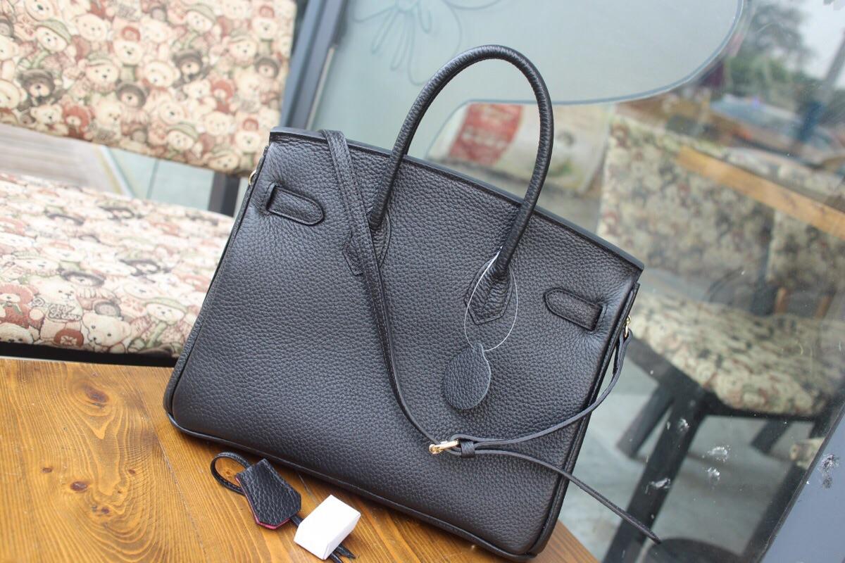 Hermes Birkin Togo Calfskin Handbag 30cm and 35cm Black