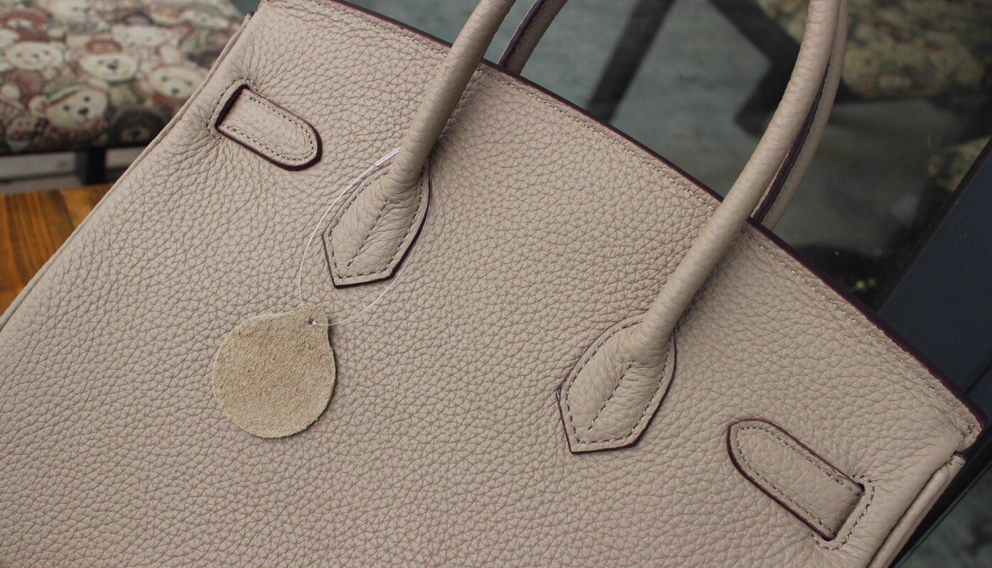 Replica Hermes Birkin Togo Calfskin Handbag 30cm and 35cm Grey