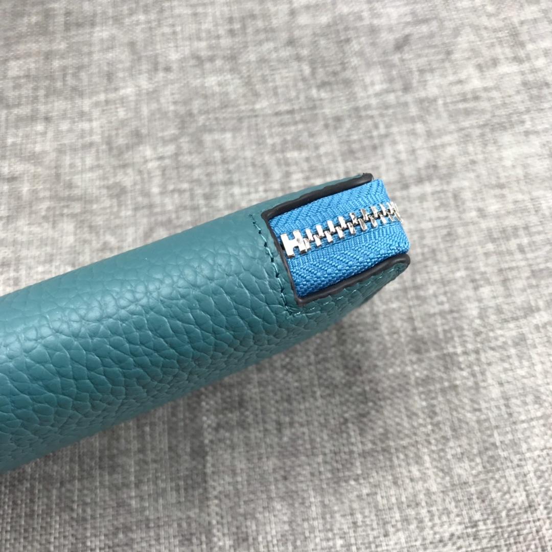 Best Price Hermes H505 Long Punching H Women Wallet Blue