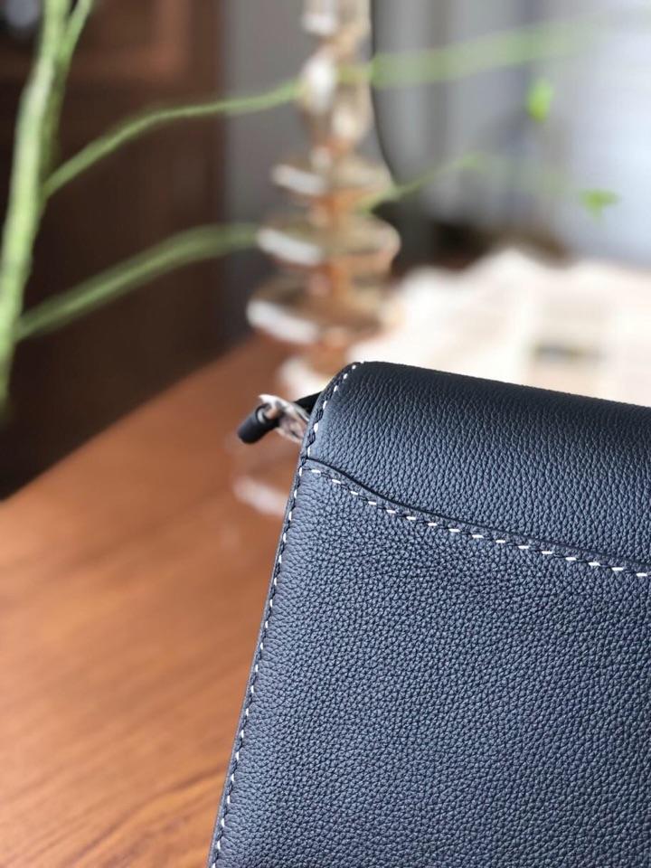 Replica Hermes Roulis Mini 19cm Swift Calf Togo Leather Shoulder Bag Black